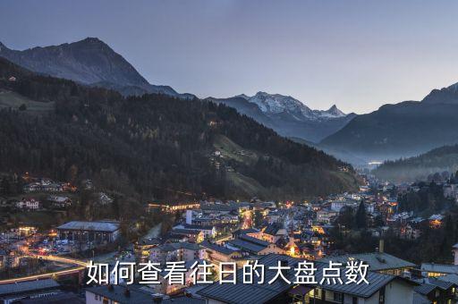 大盤(pán)的點(diǎn)在什么地方看，如何查看歷史日期大盤(pán)的點(diǎn)數(shù)