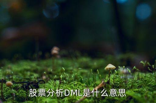 dml指標(biāo)什么意思，怎樣看懂股票dml線