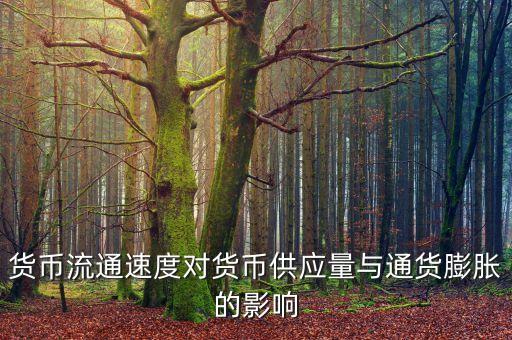 貨幣流通速度受什么影響，貨幣的流通速度和什么有關(guān)系