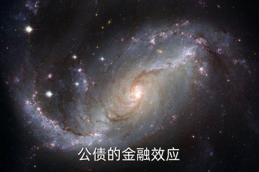 公債的金融效應