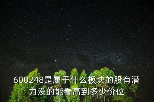 佳電股份是什么板塊，600248是屬于什么板塊的股有潛力沒的能看高到多少價(jià)位