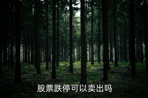 跌停后的股票
